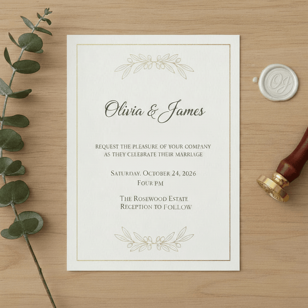 Wedding and Stationery