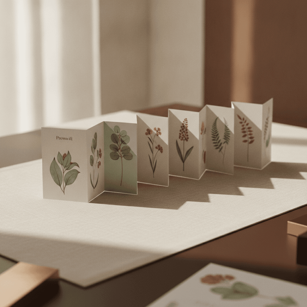 12-Panel Concertina Leaflets