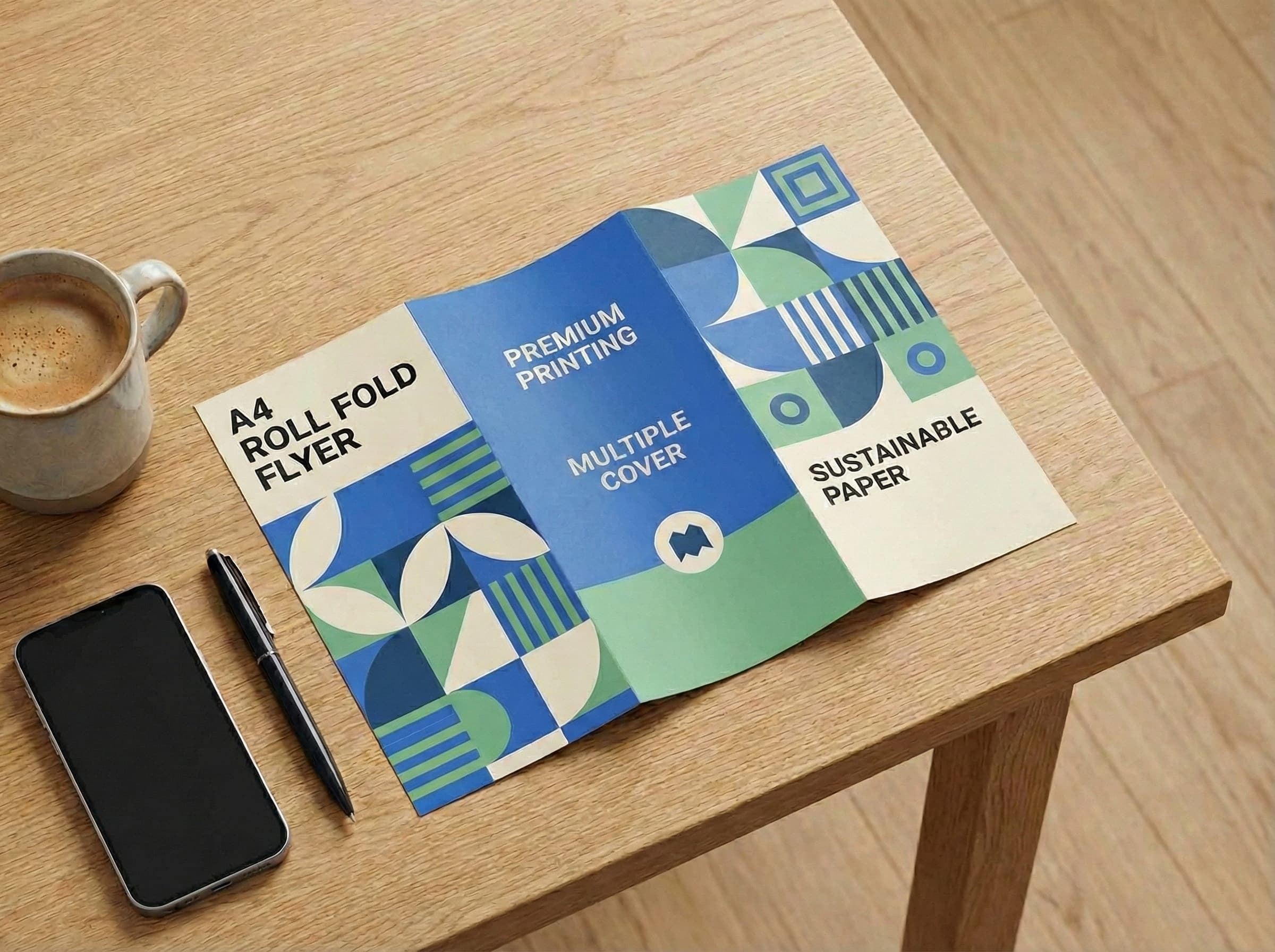 Roll Fold Flyers & Leaflets
