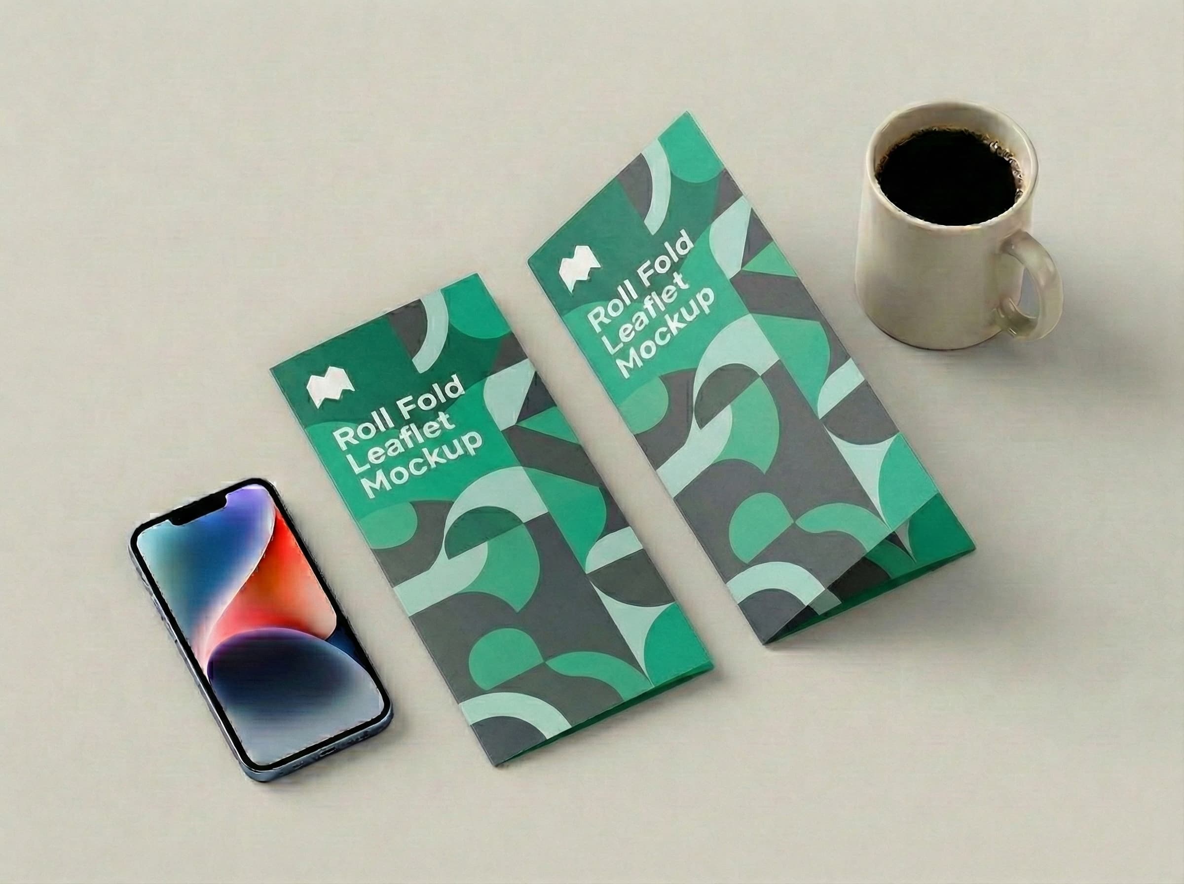 Roll Fold Flyers & Leaflets - alternate view