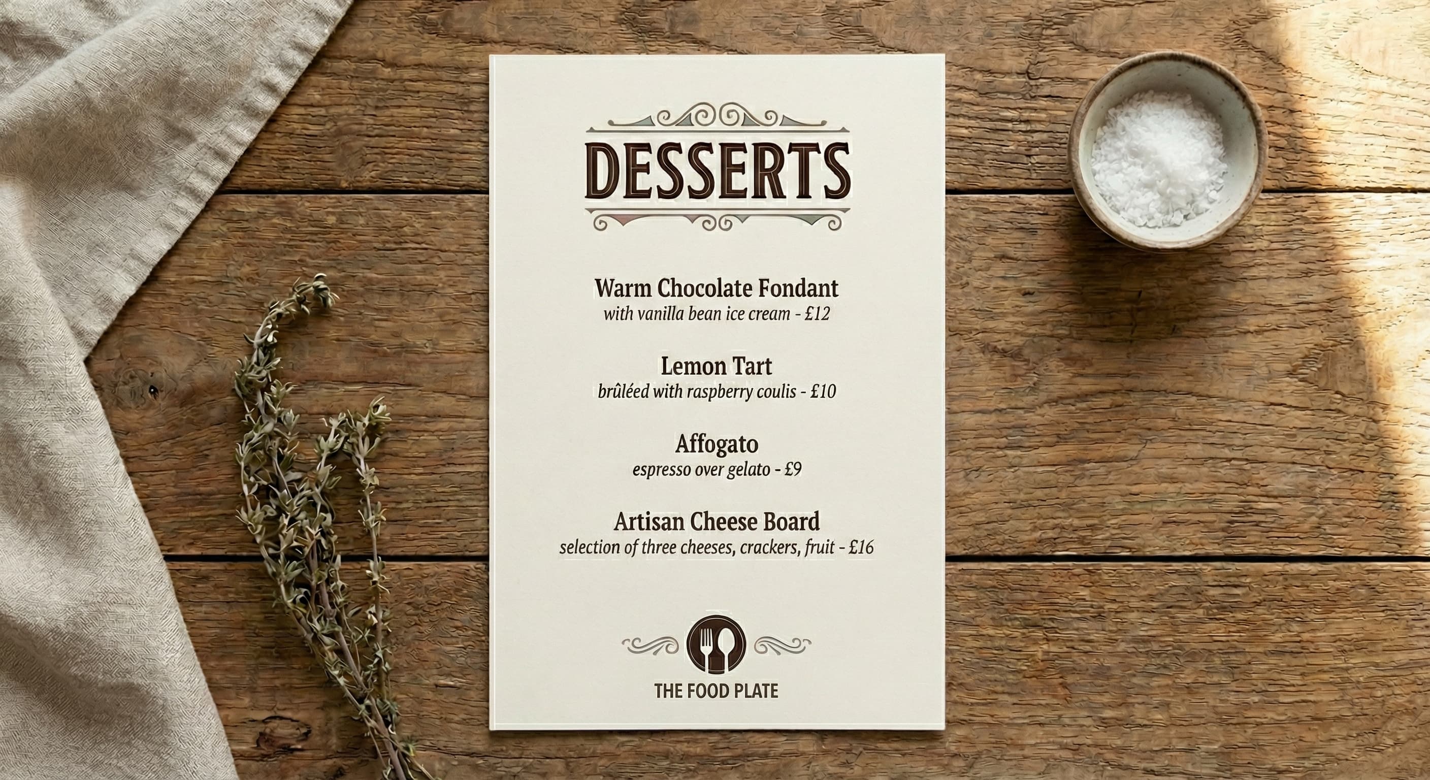 Menus - Image 1