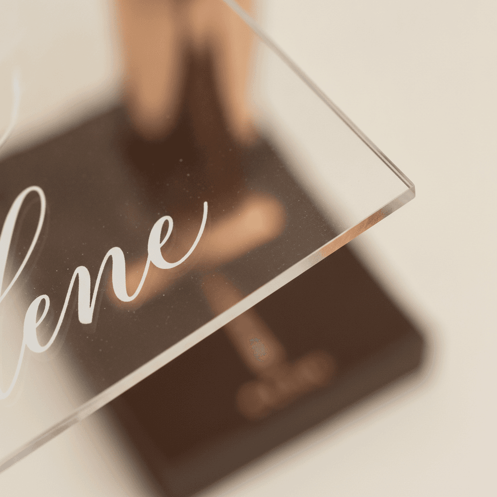 Acrylic Wedding Signs - alternate view