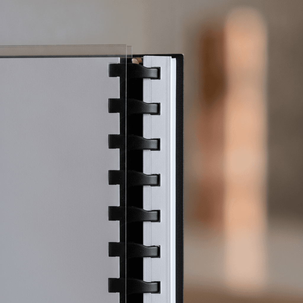 Comb Bound Booklets - alternate view