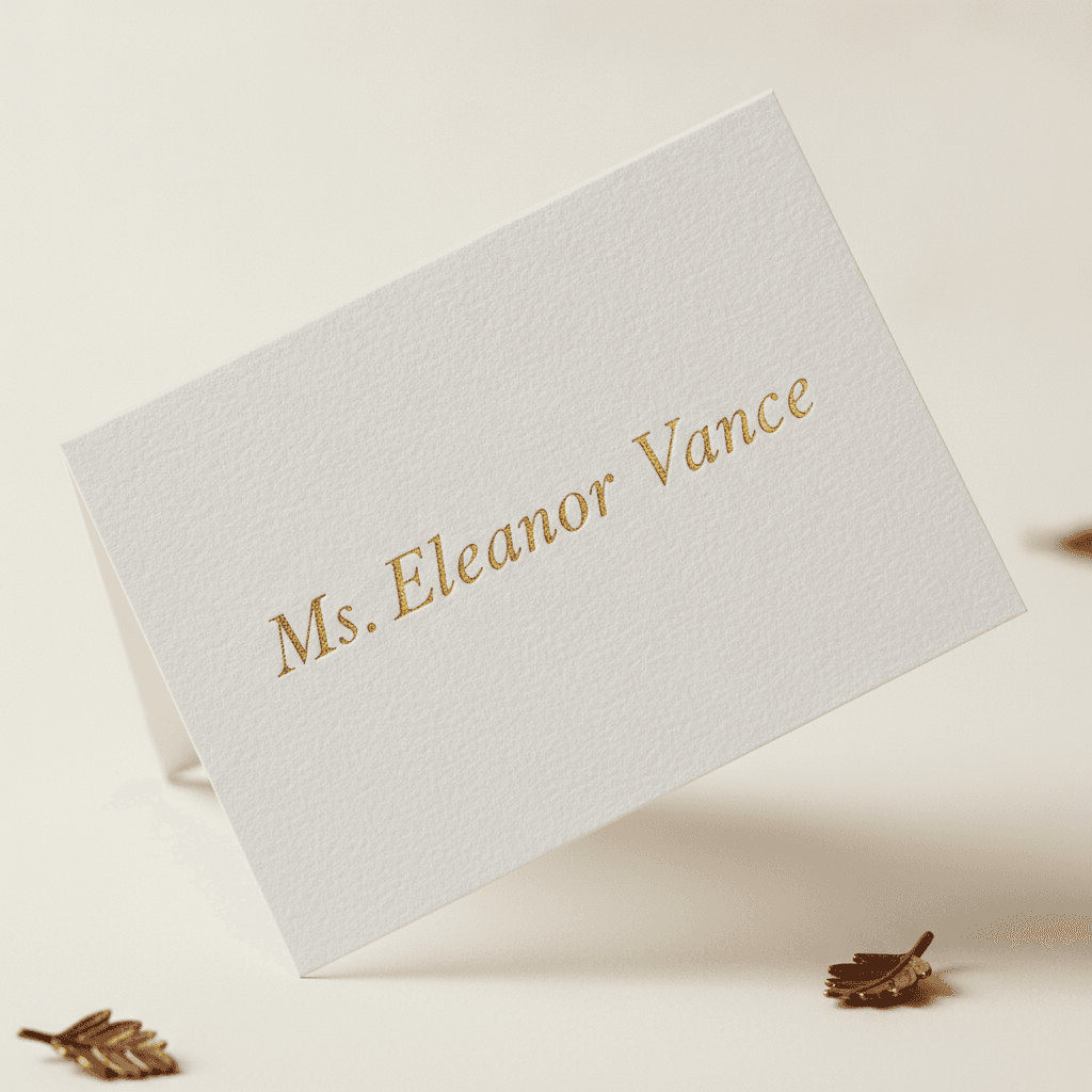Escort Cards - alternate view