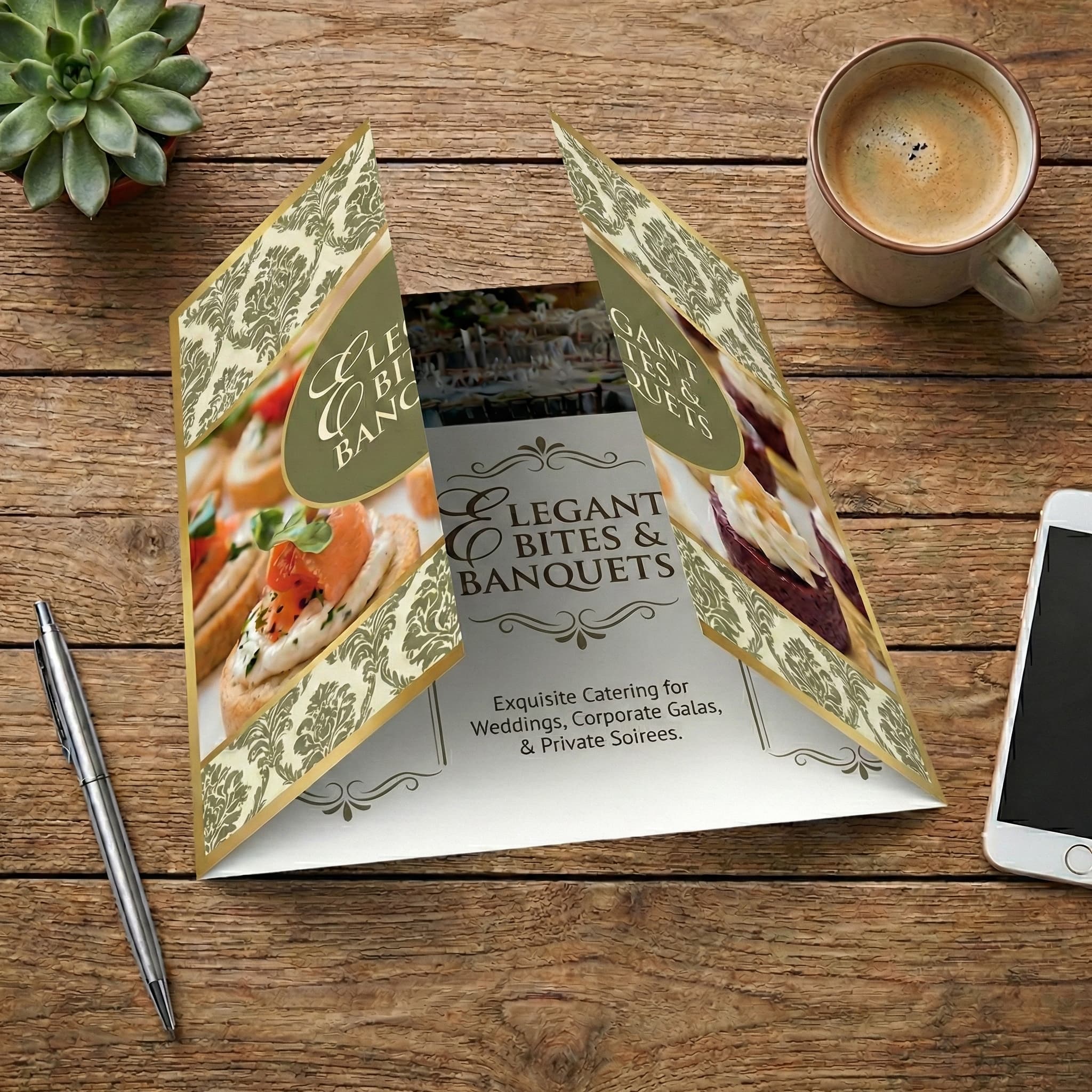Gate Fold Flyers & Leaflets - alternate view
