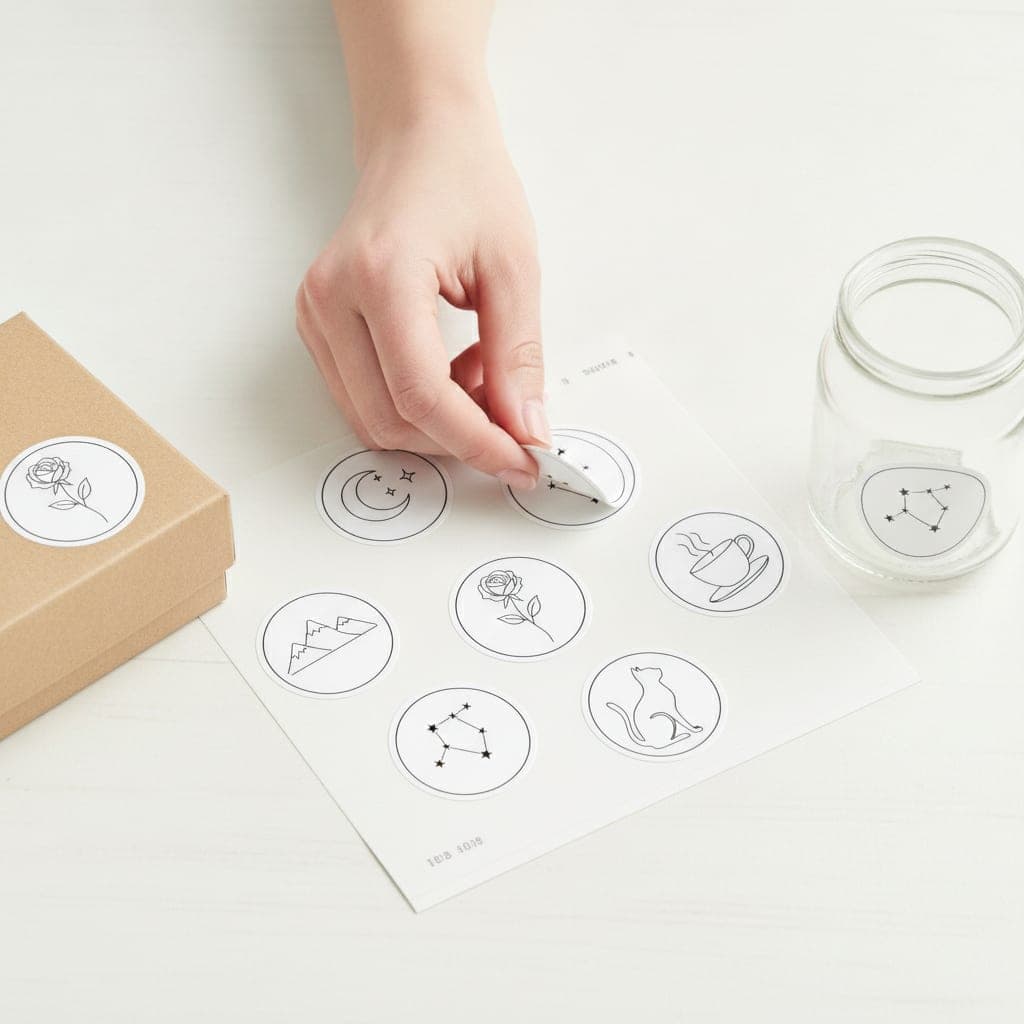 Small Vinyl Stickers - alternate view