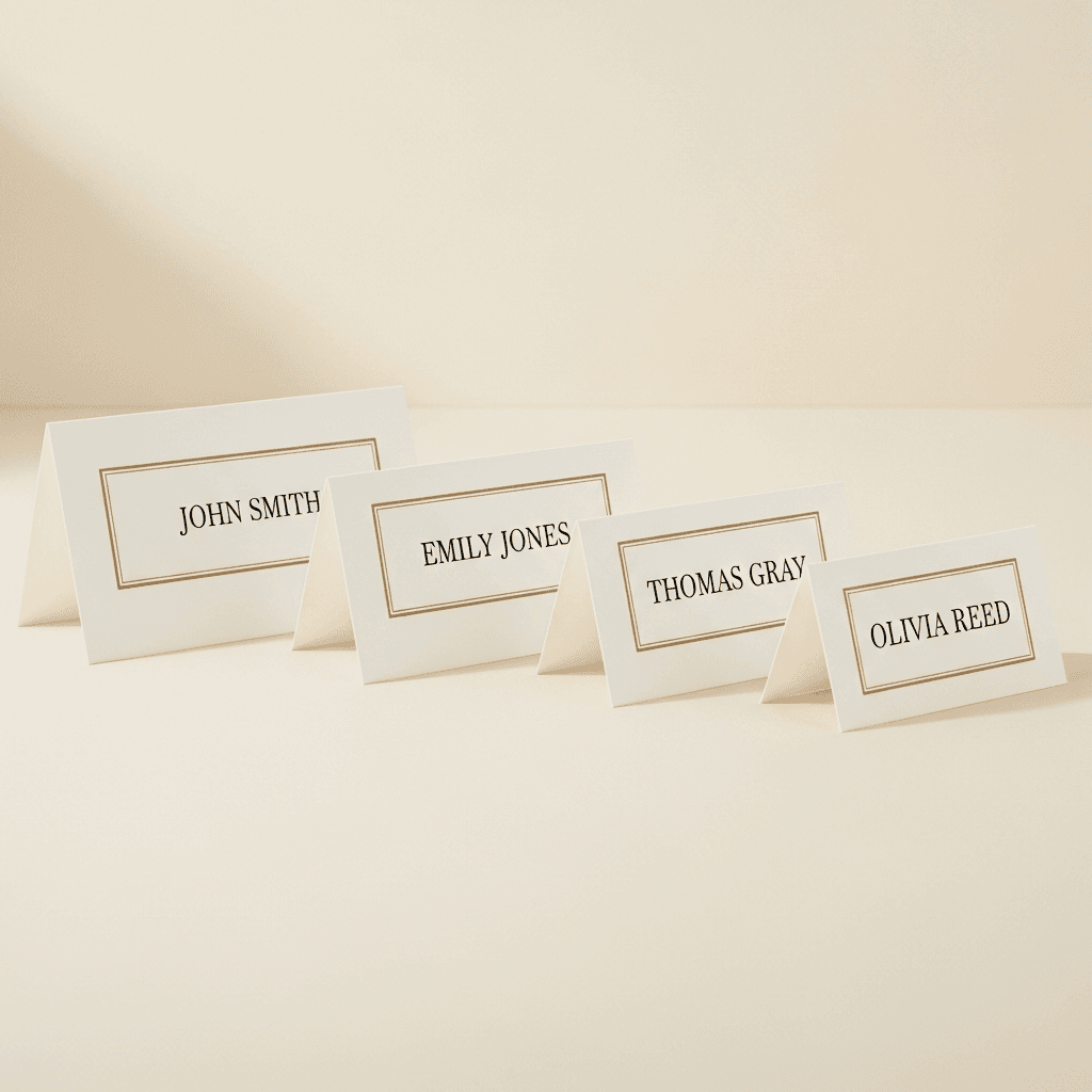 Tent Cards - alternate view
