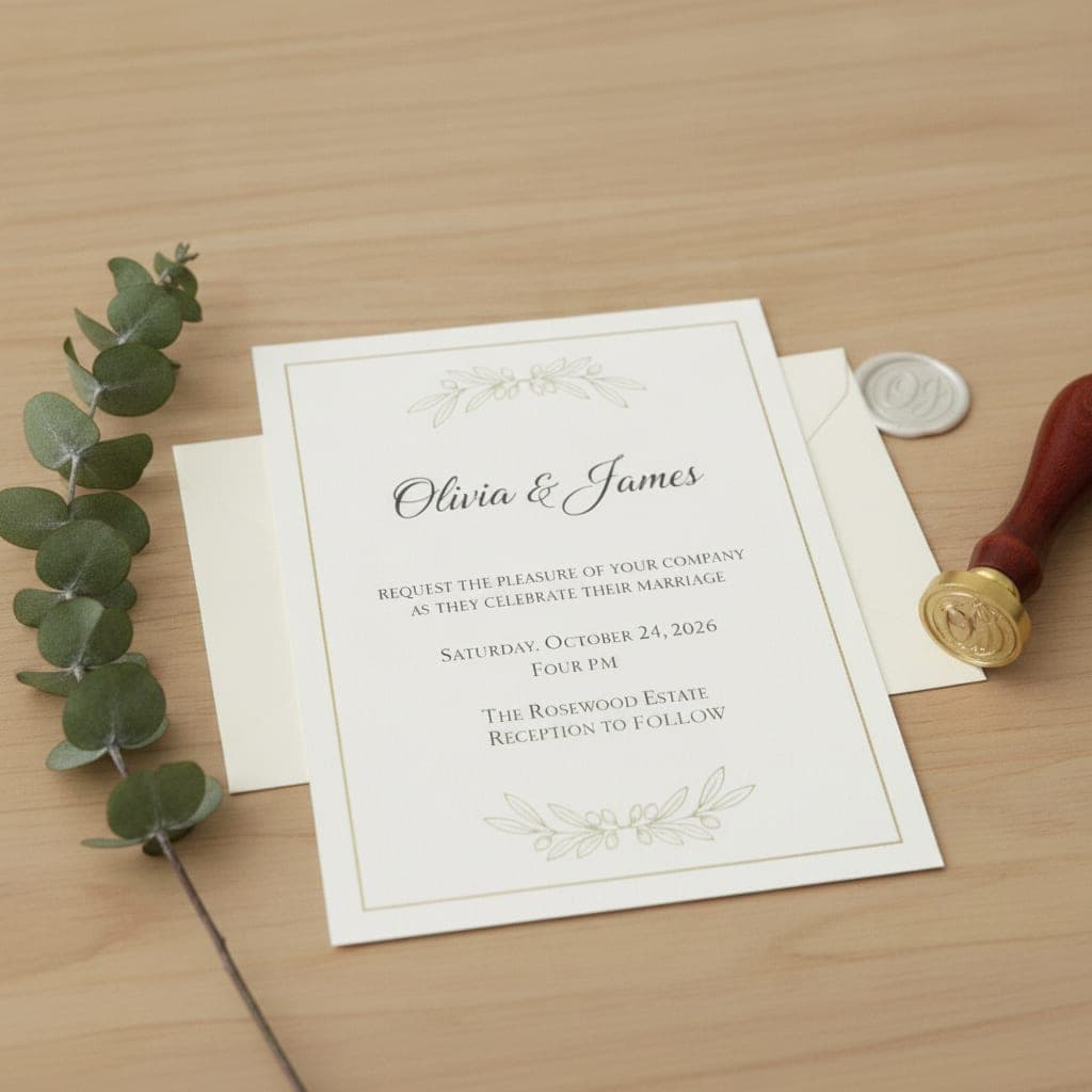 Wedding Invitations - alternate view